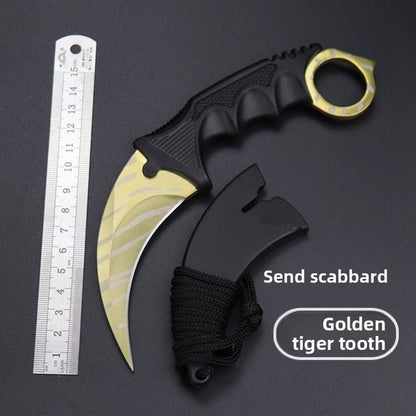 Portable tiger claw practice knife for cool performance - Evan's Online Shopping Centre