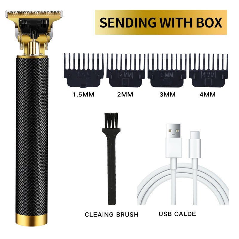 USB Electric Hair Clippers Rechargeable Shaver Beard Trimmer - Evan's Online Shopping Centre
