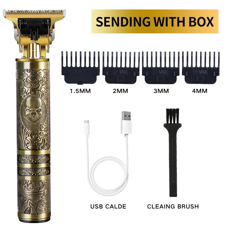 USB Electric Hair Clippers Rechargeable Shaver Beard Trimmer - Evan's Online Shopping Centre