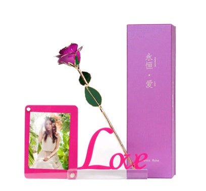 Valentine's Day Gold Rose - Evan's Online Shopping Centre